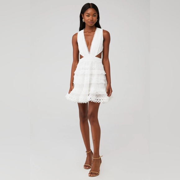 Rococo Sand Dresses & Skirts - Rococo Sand white Tessa mini dress